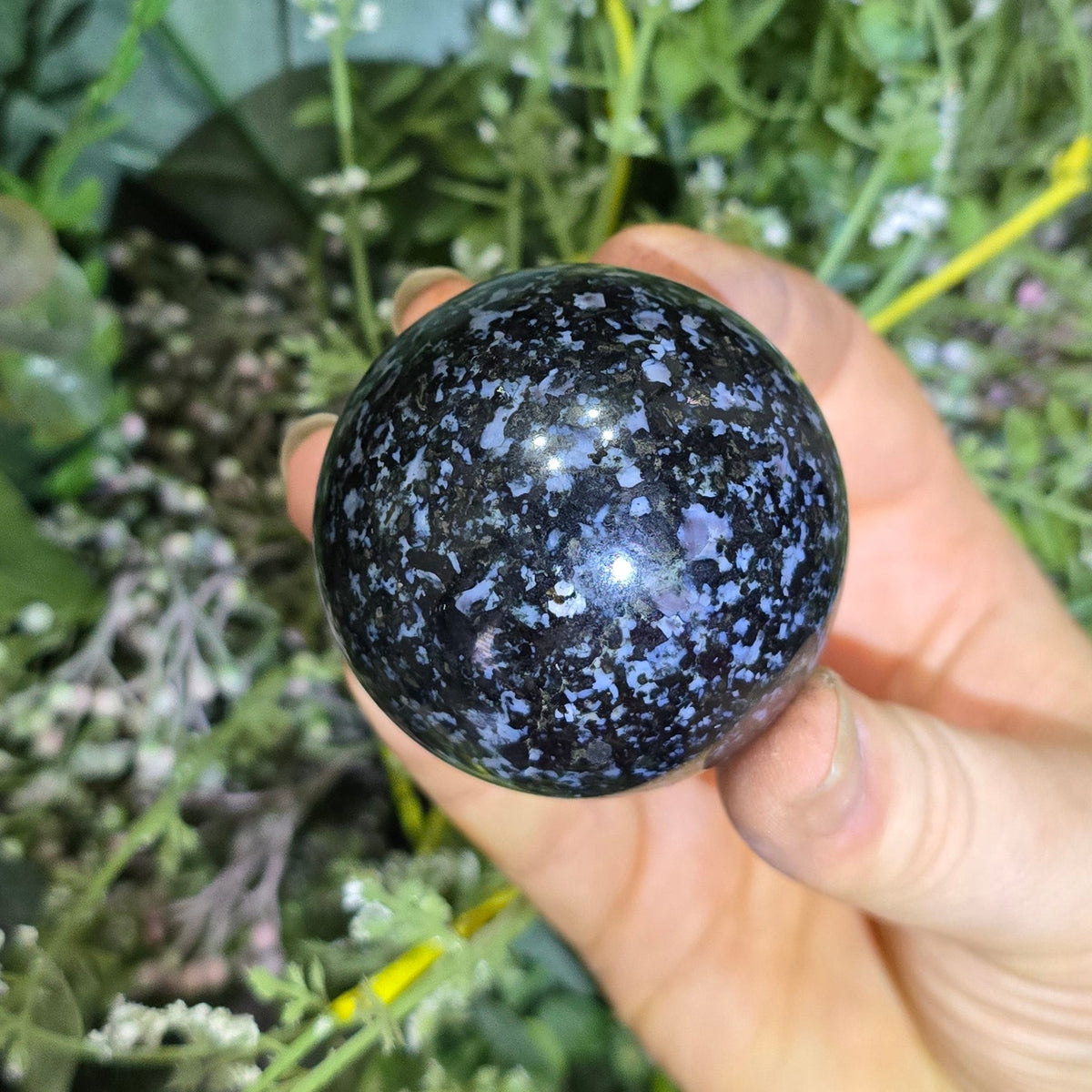 Indigo Gabbro Sphere