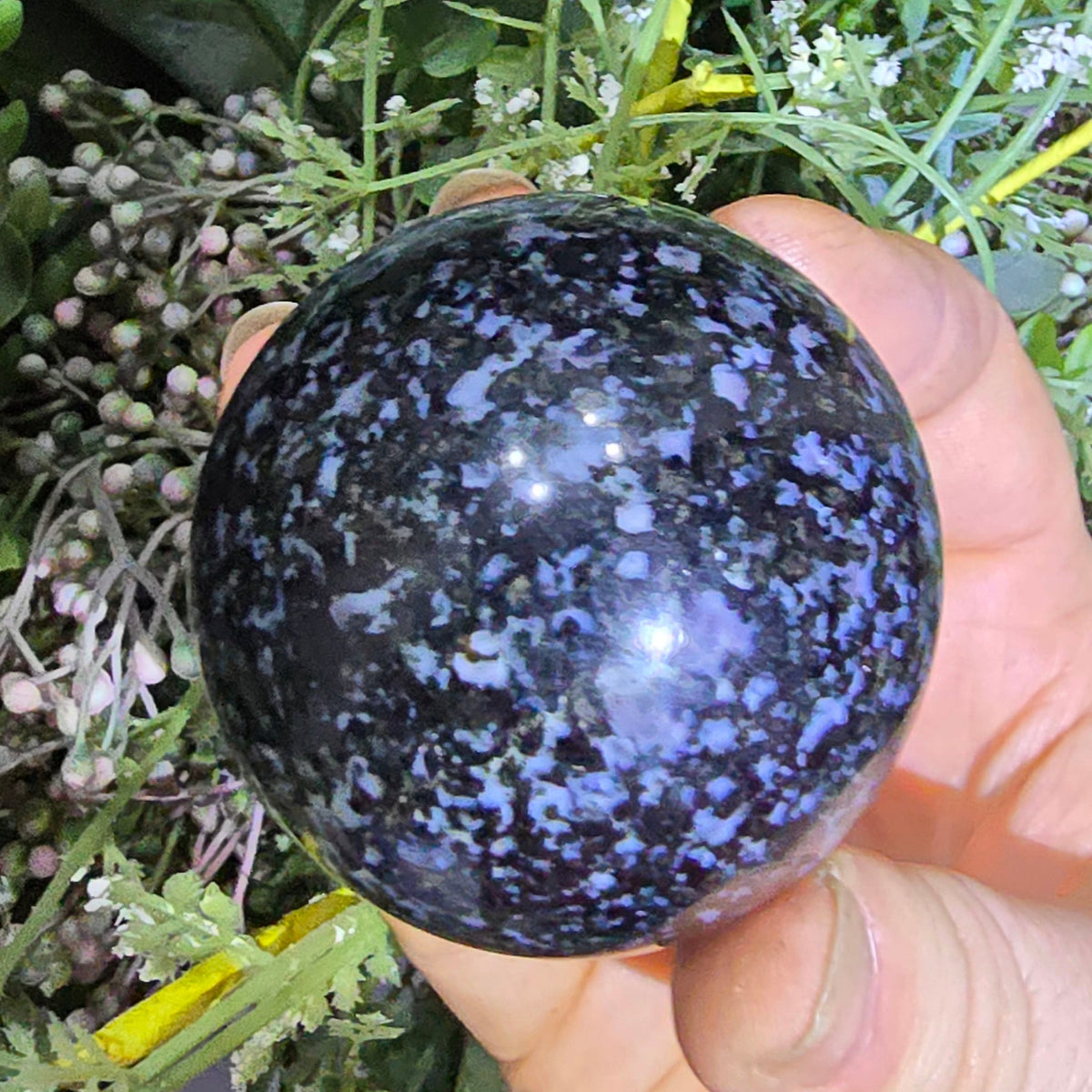 Indigo Gabbro Sphere