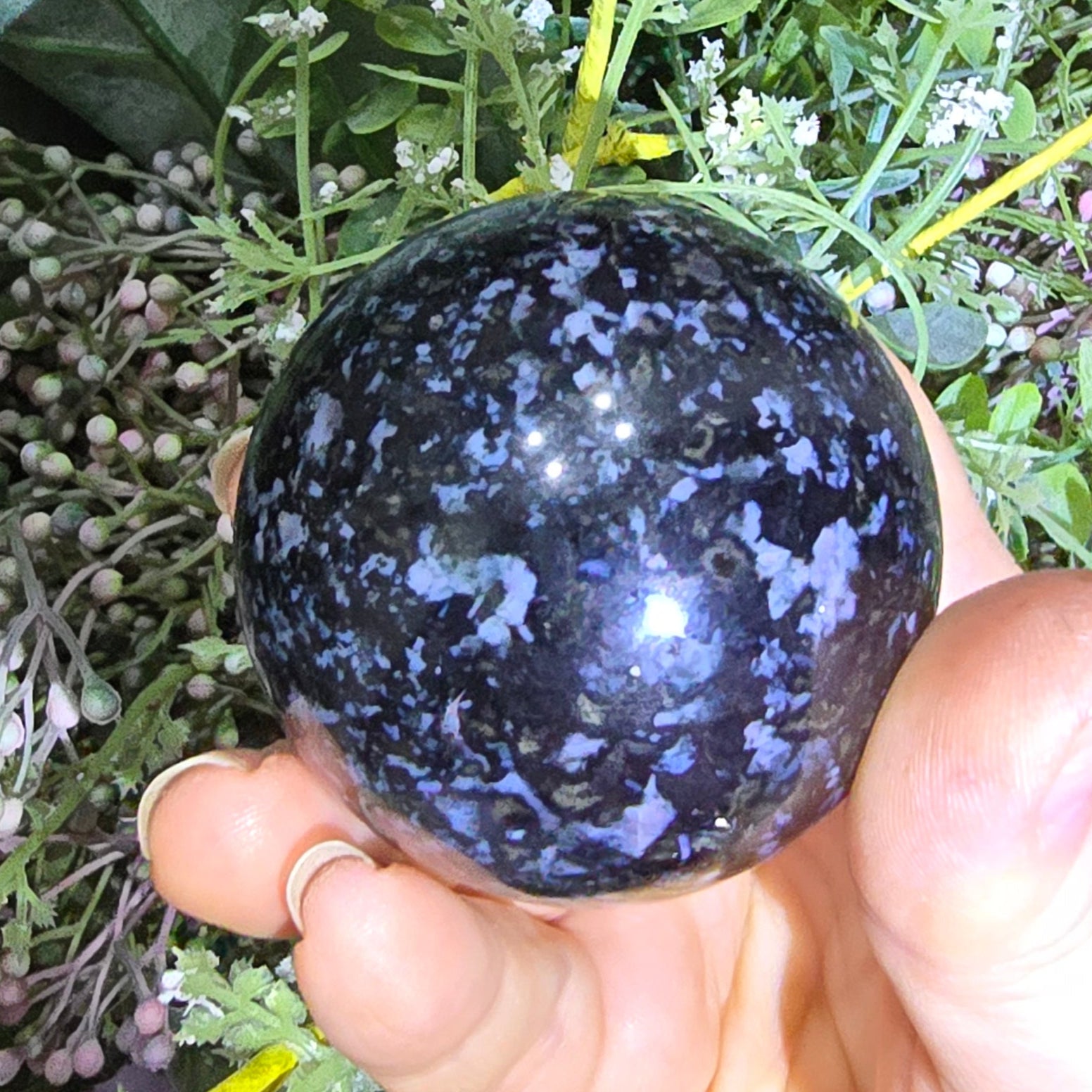 Indigo Gabbro Sphere