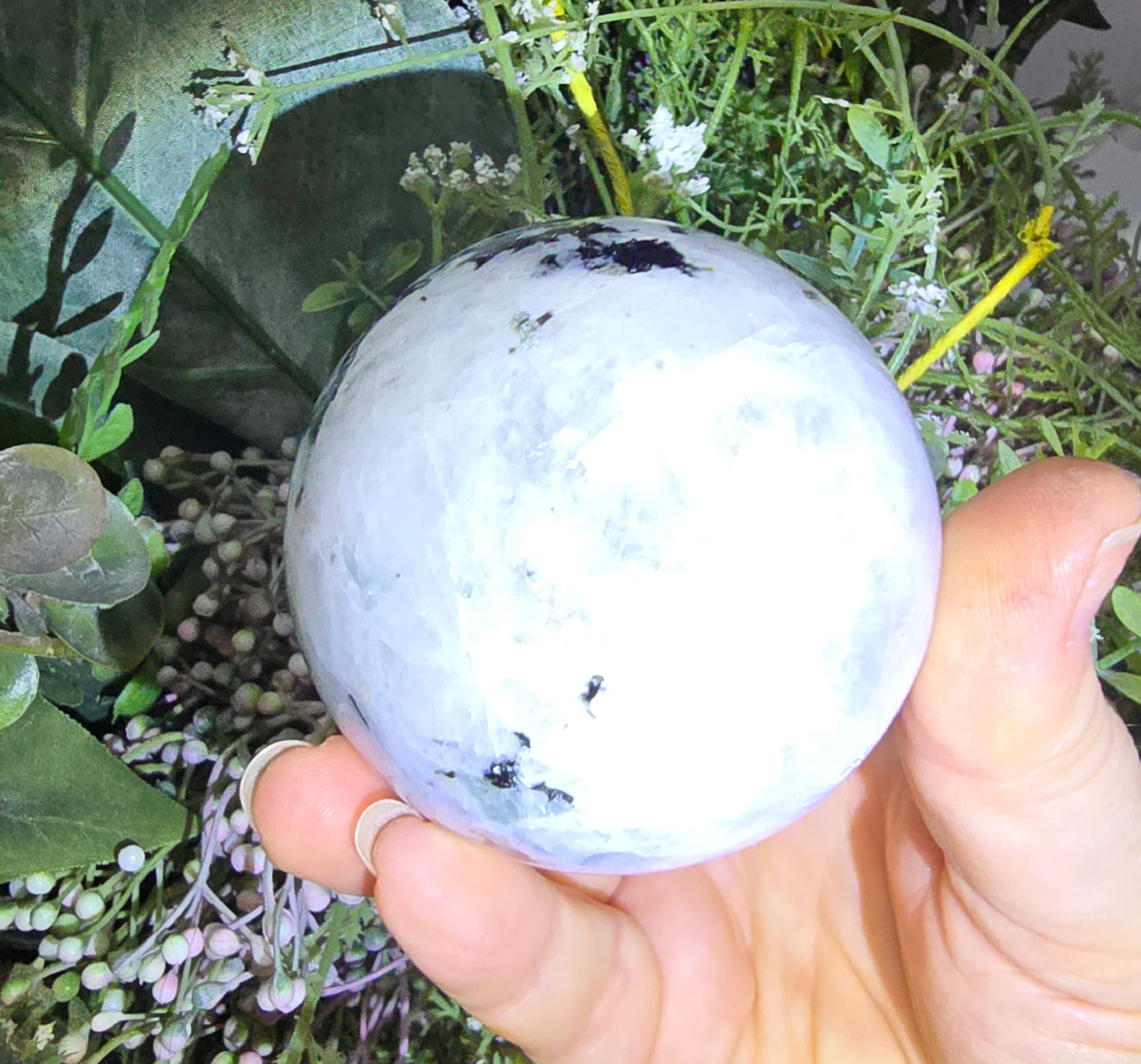 Rainbow Moonstone Sphere