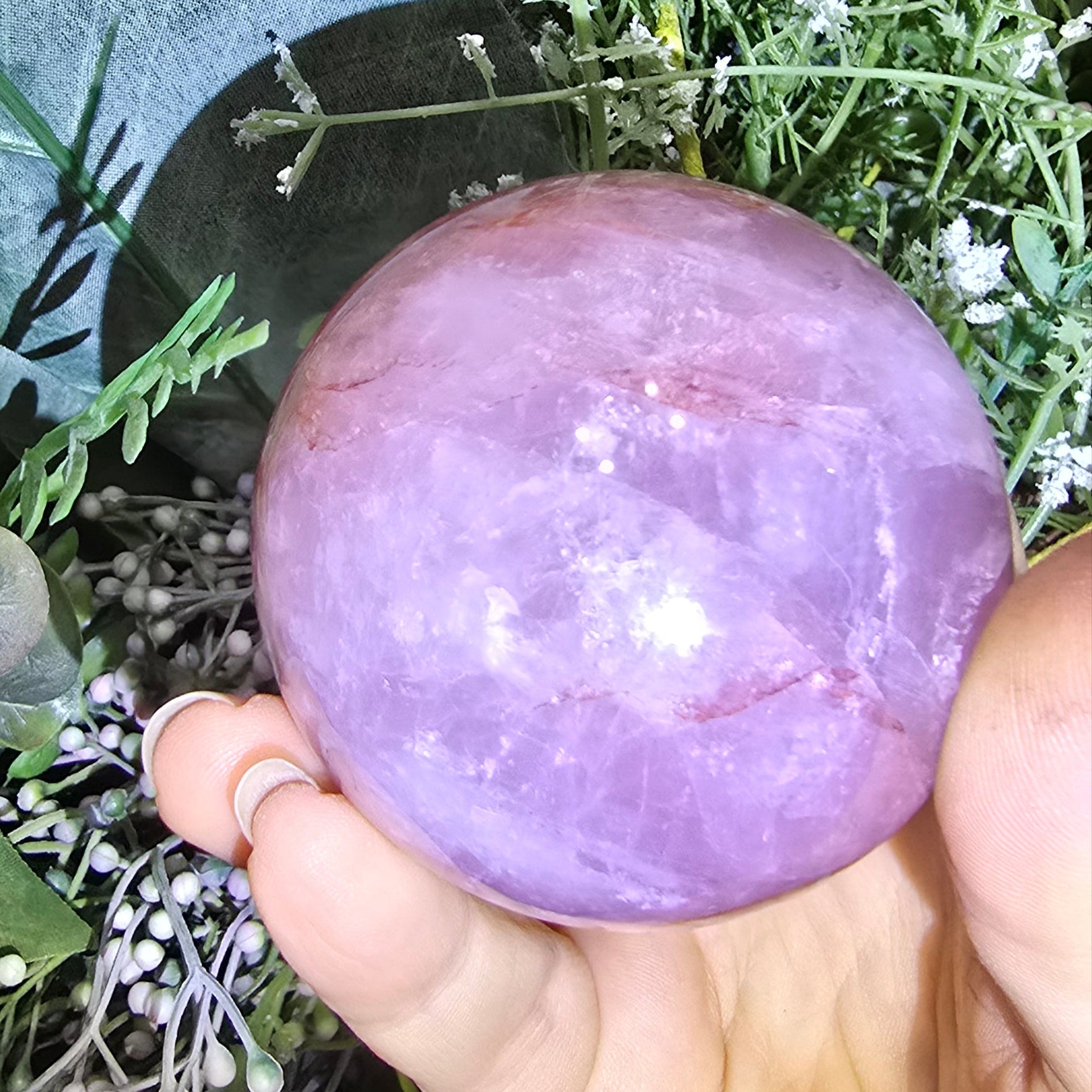 Fire Quartz Sphere