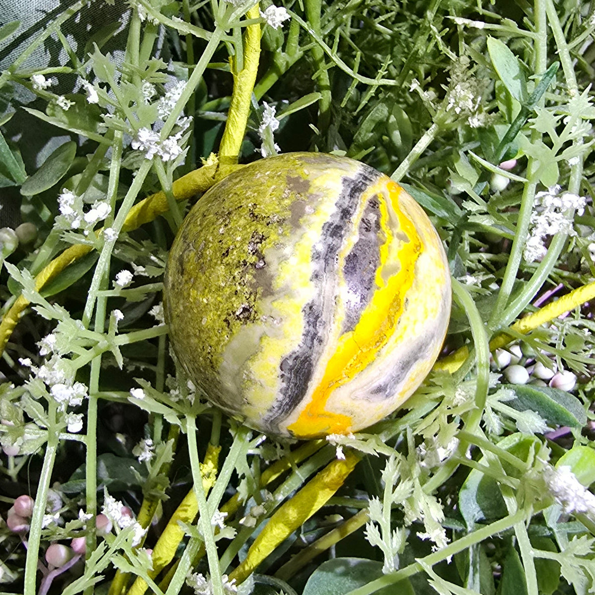 Bumblebee Jasper sphere