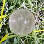 Clear quartz sphere