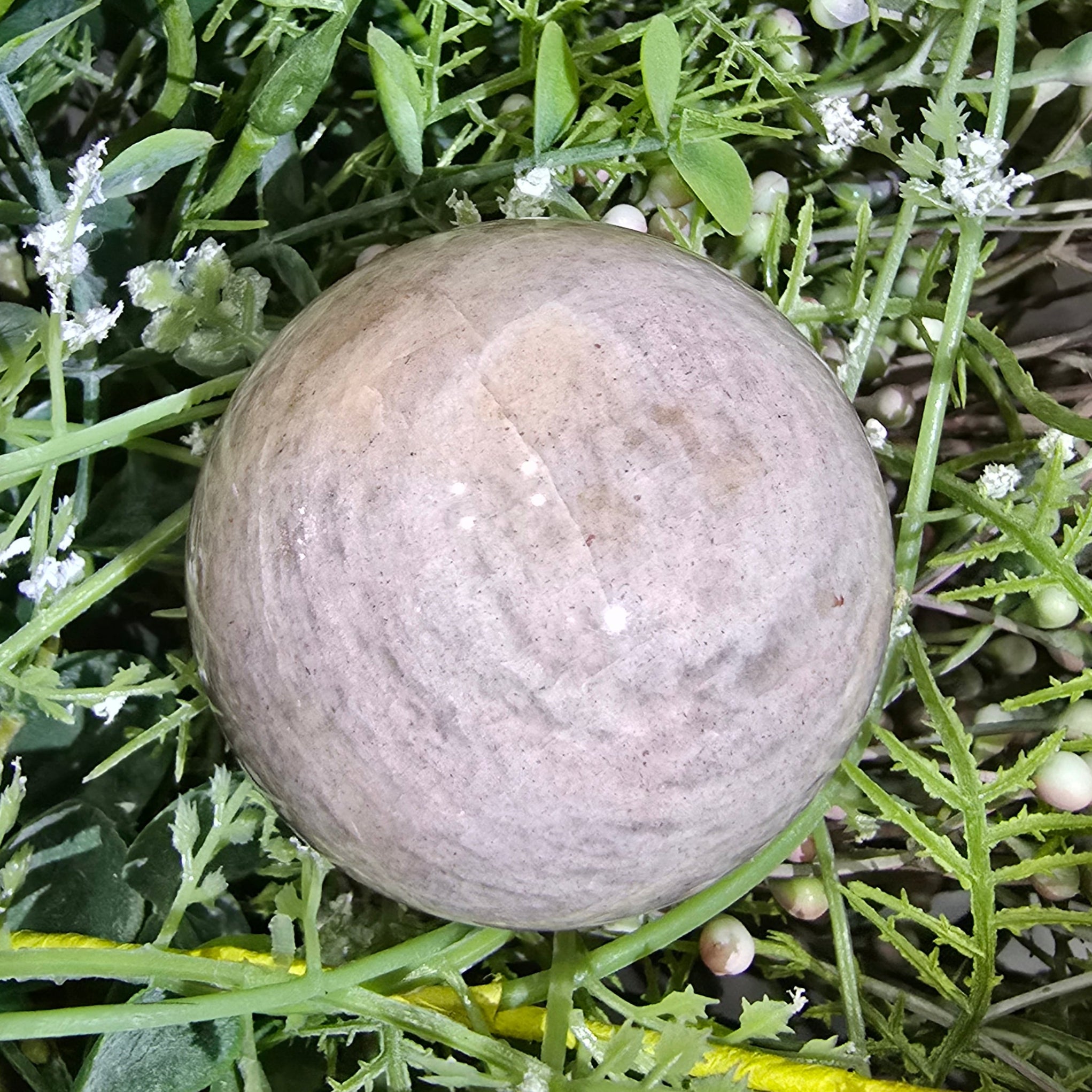 Peach moonstone sphere
