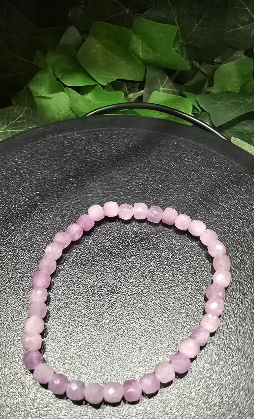 Kunzite Faceted Bracelet