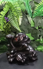 Black obsidian Skull Mountain