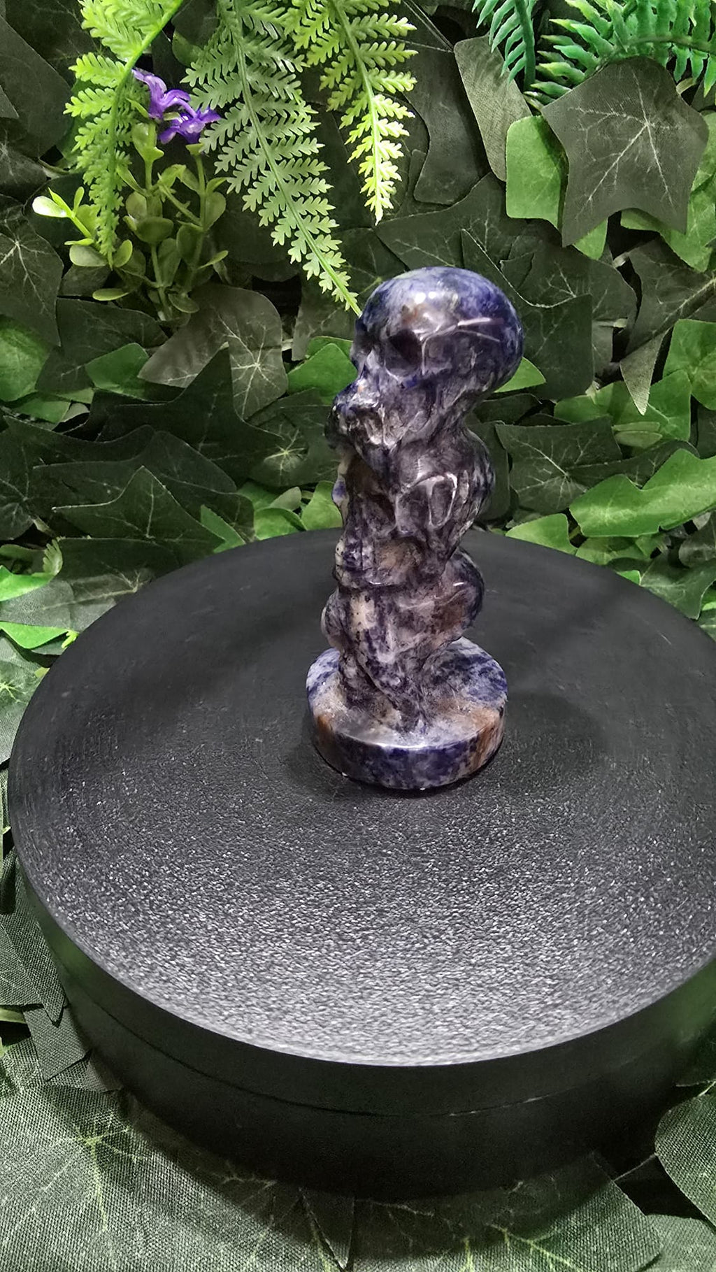 Sodalite see no evil, hear no evil, speak no evil skulls