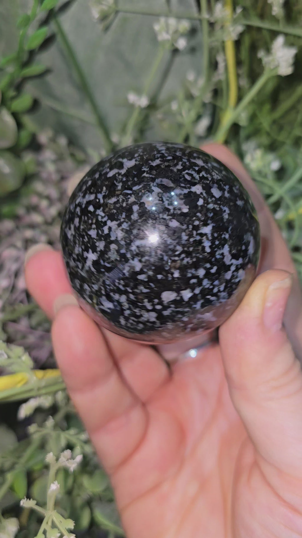 Indigo Gabbro Sphere