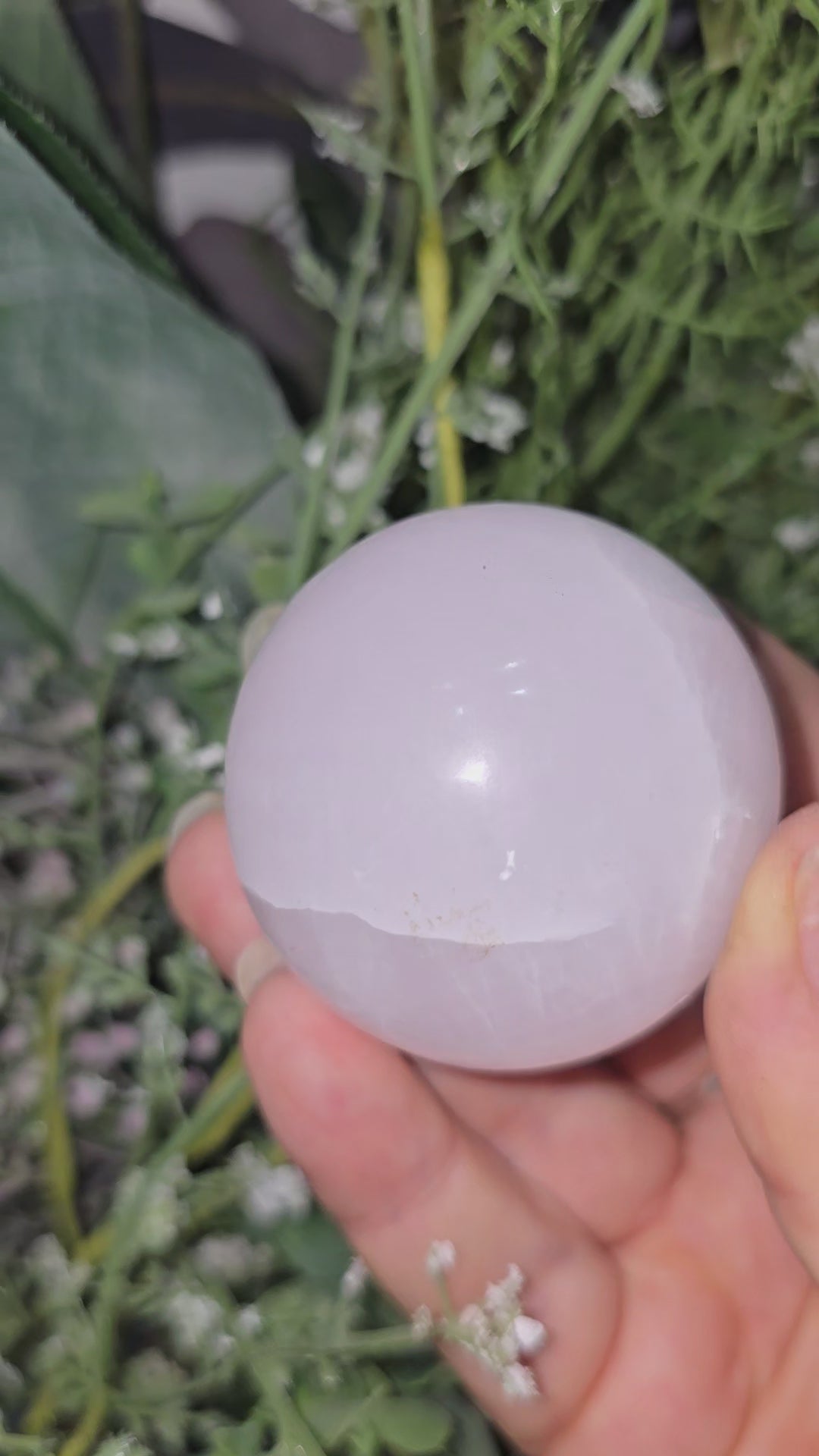 Pink Calcite sphere
