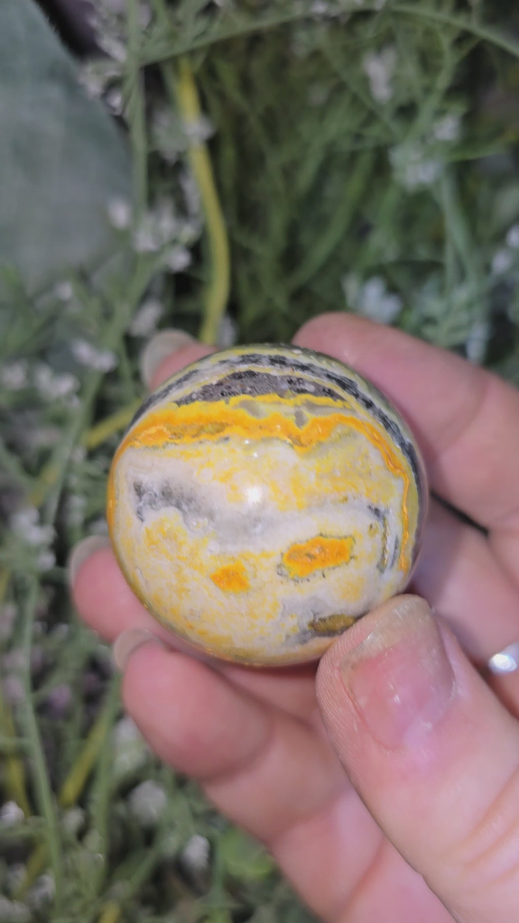Bumblebee Jasper sphere