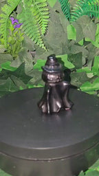 Black Obsidian Pumpkin head ghost