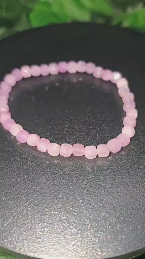 Kunzite Faceted Bracelet